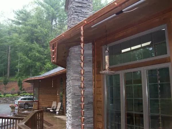 rain chain gutter 15