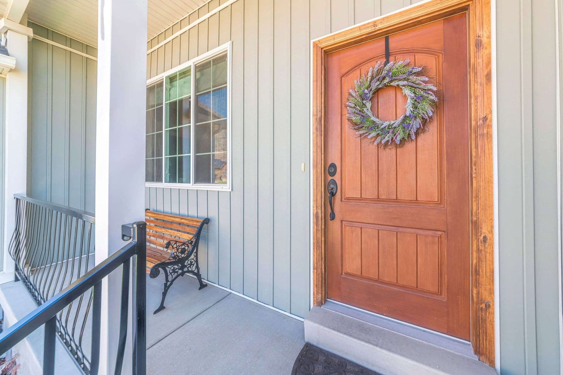 board and batten gray fiber cement siding