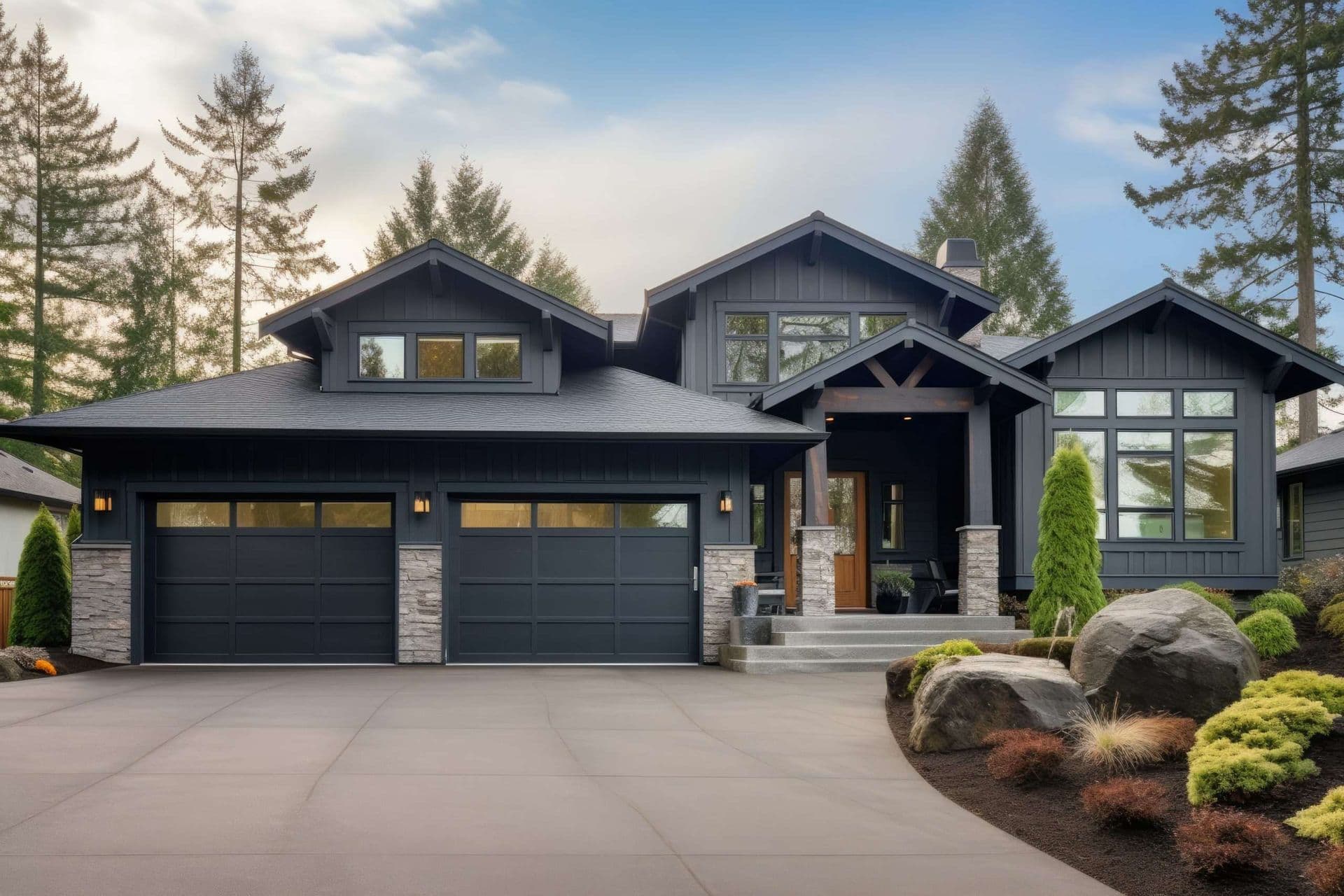 dark gray blue siding lehi