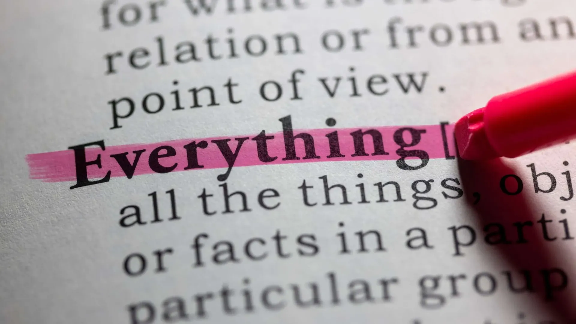 Everything Means… Everything