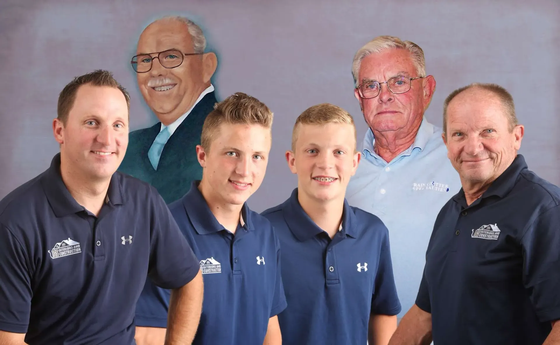 five generations serving