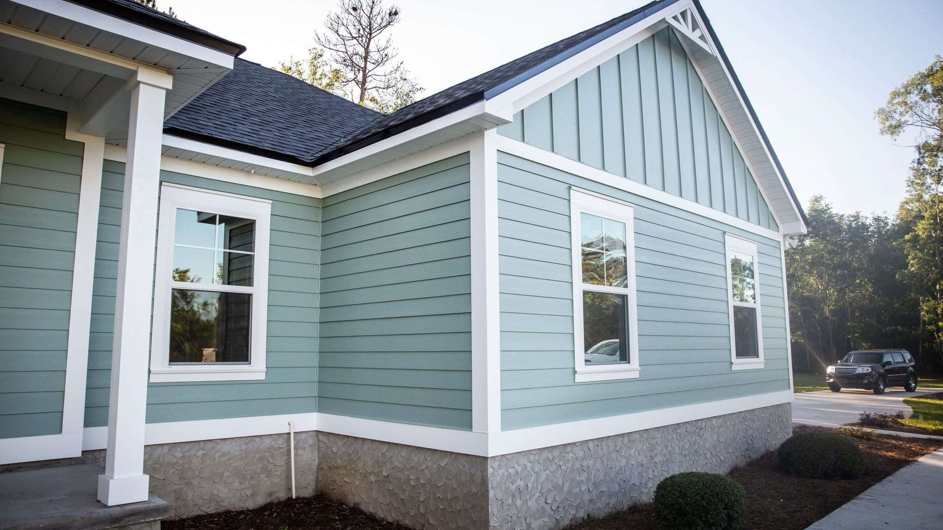 green siding farmington