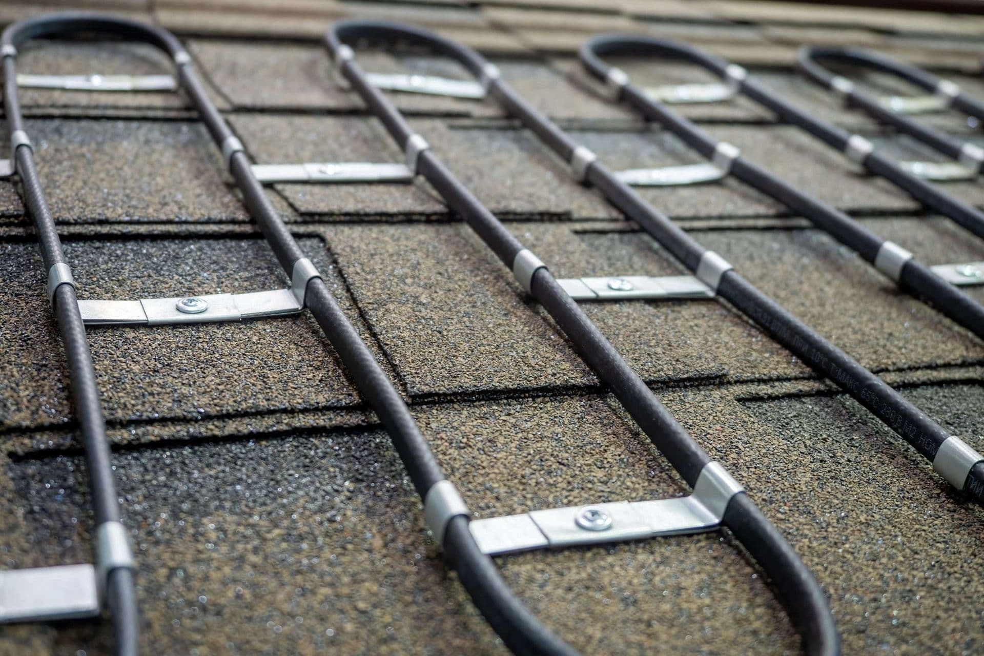 heat cable systems with brackets in cottonwood heights