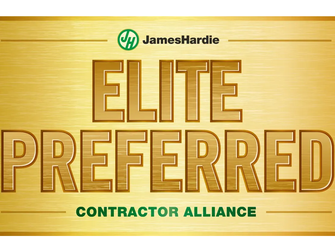 james hardie elite preferred installer