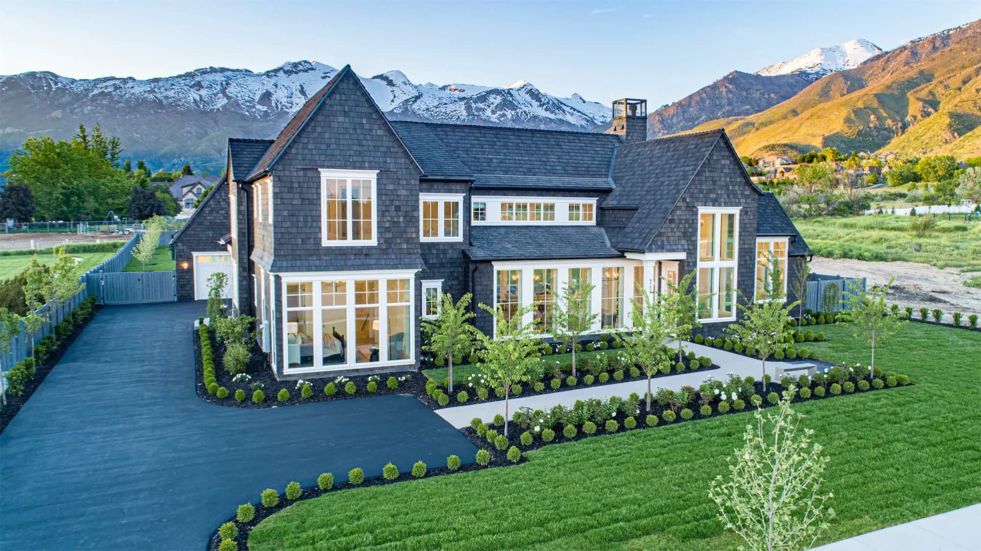 beautiful large two story home