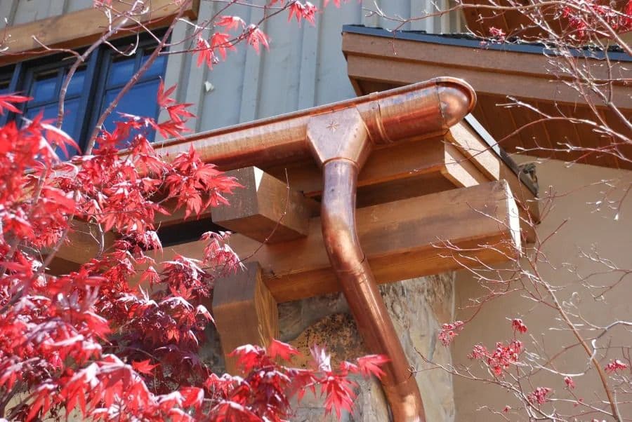 half-round copper gutter 25